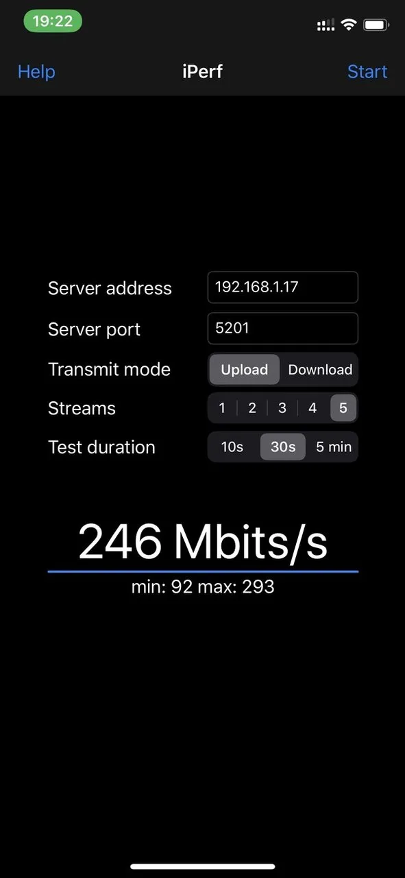 WiFi6上り速度結果