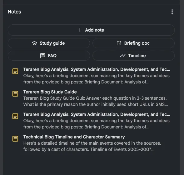 NotebookLMの追加機能