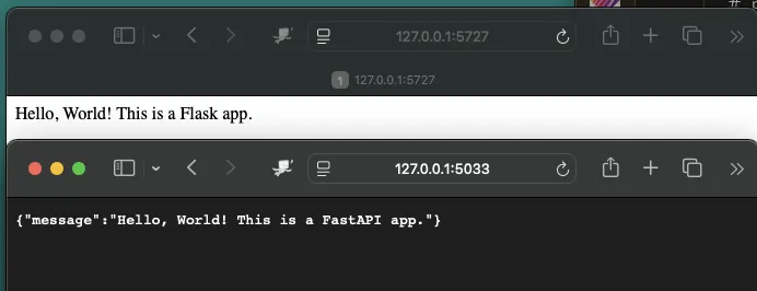 FastAPIアプリのプレビュー