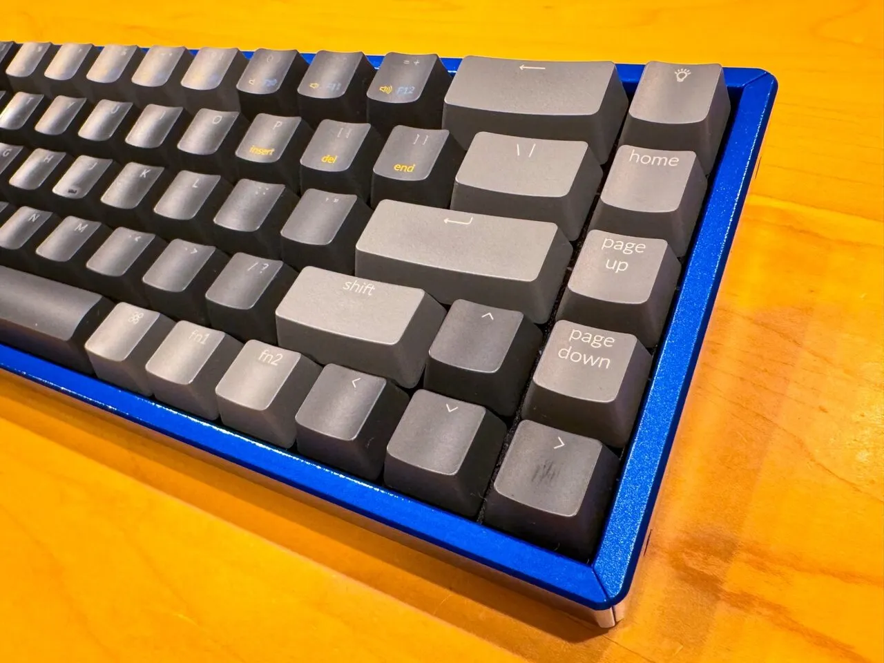 Reassembled keyboard - angle 2