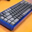 Painting Keychron keyboard frame with WR blue mica
