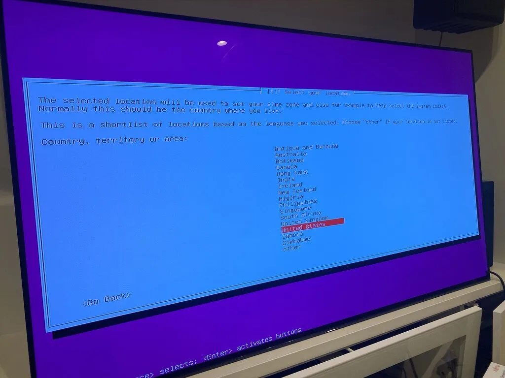 Ubuntu インストール画面 2