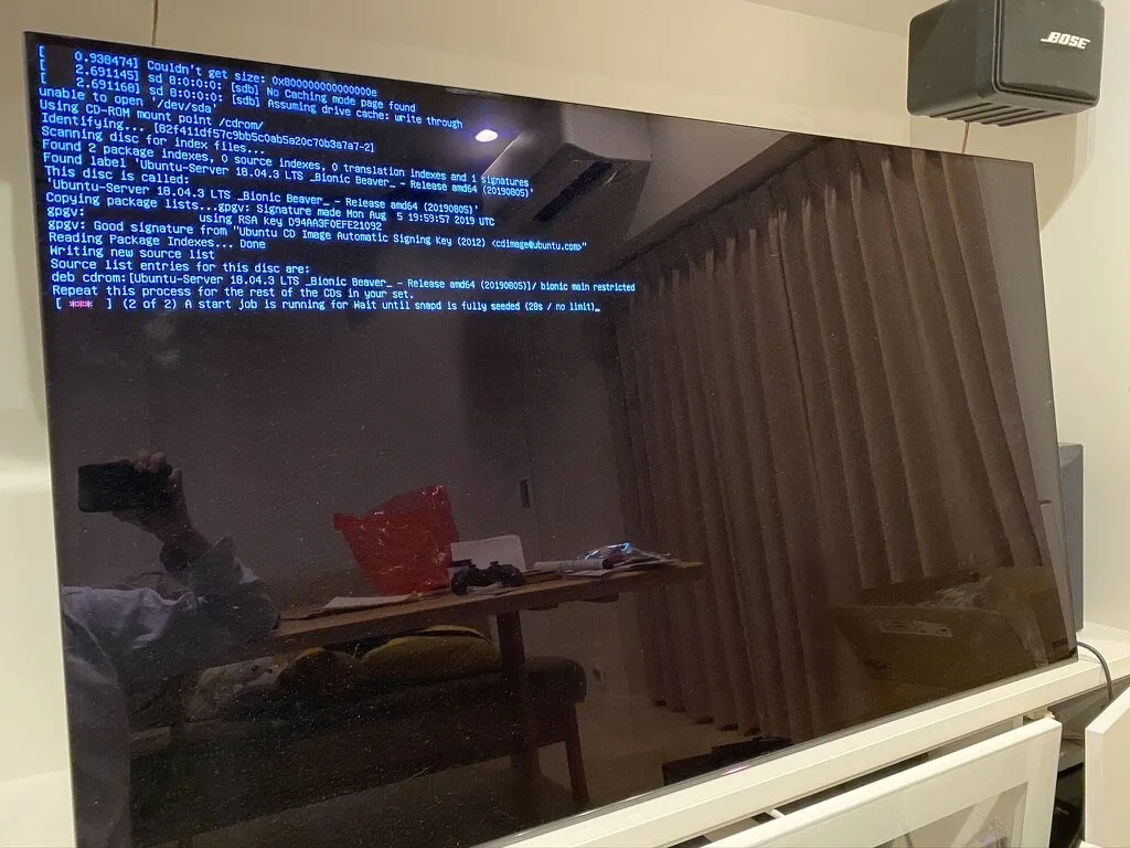 Ubuntuインストーラ起動
