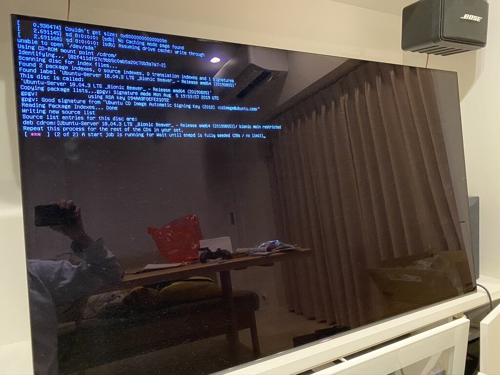 Ubuntuインストーラ起動