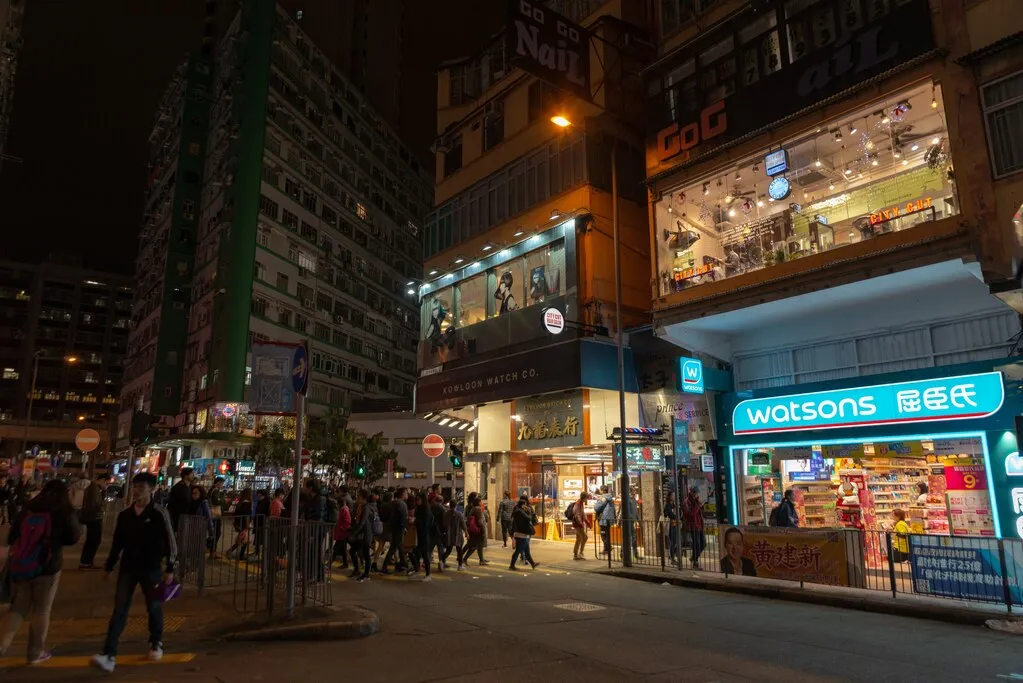 香港の街角