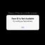 Face ID Is Not Available