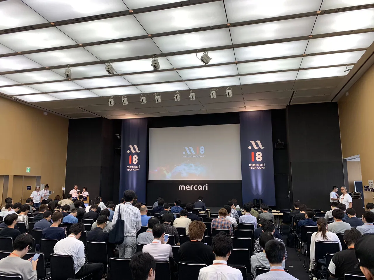 Mercari Tech Conf開始前
