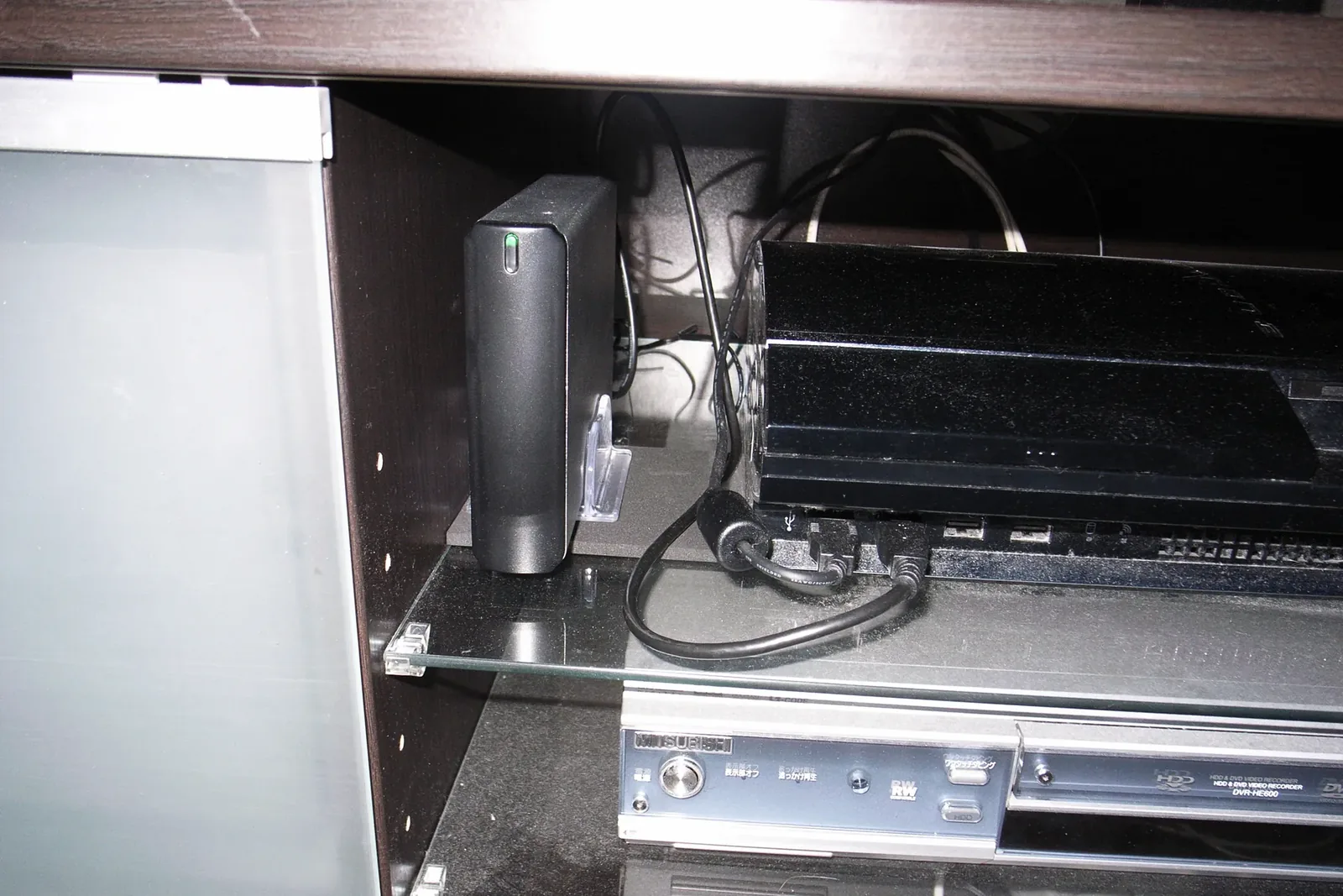 設置後のHDD