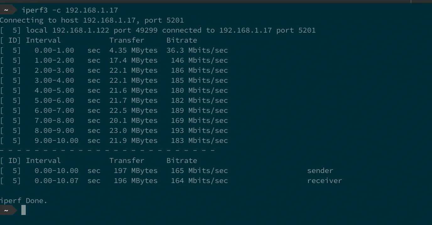 5GHz WiFi測定結果