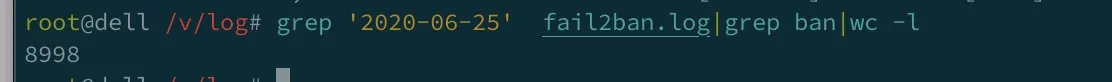 fail2ban件数グラフ