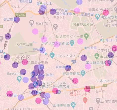 au 5G基地局カバー範囲