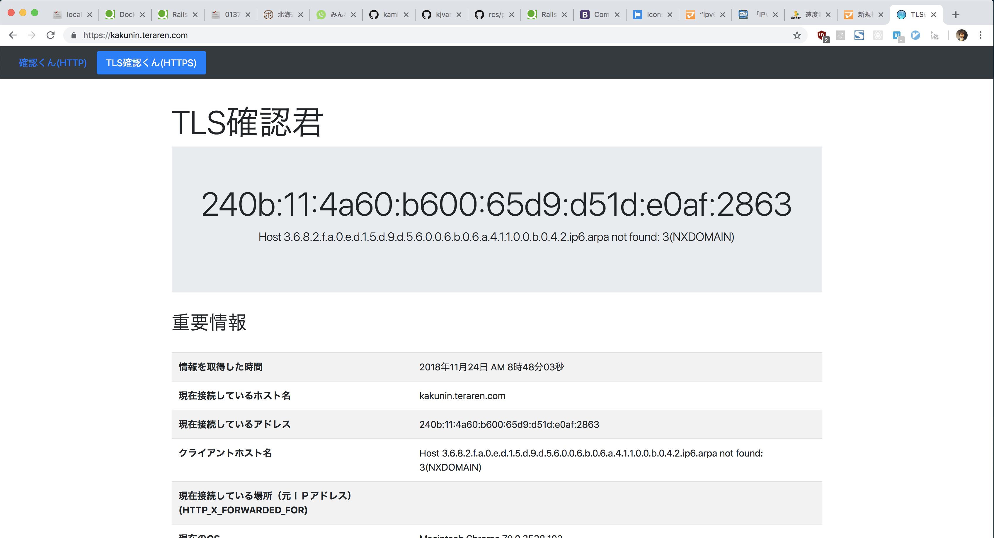 So-netから配られたDNSサーバがAAAAレコードを返してくれない