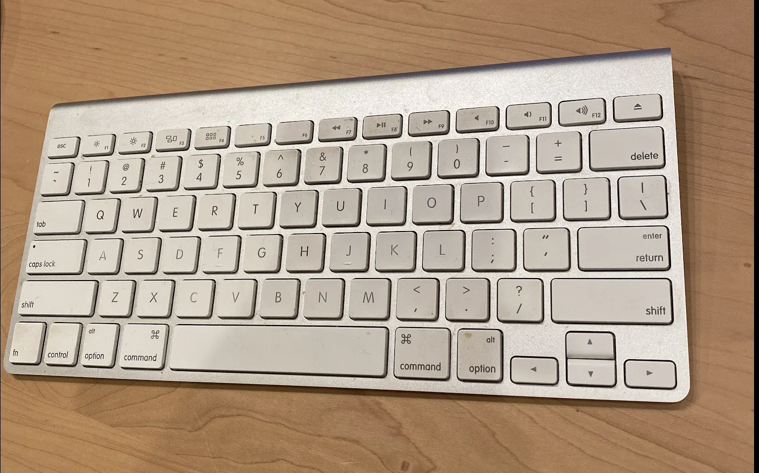 長年使ったApple Keyboardの英語配列モデル