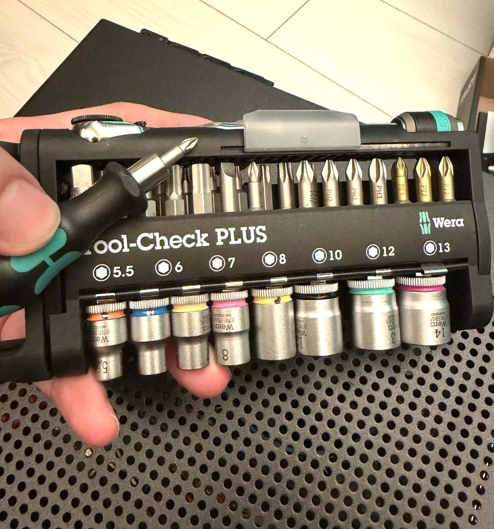 Wera Tool-Check PLUS のビットラチェットセット