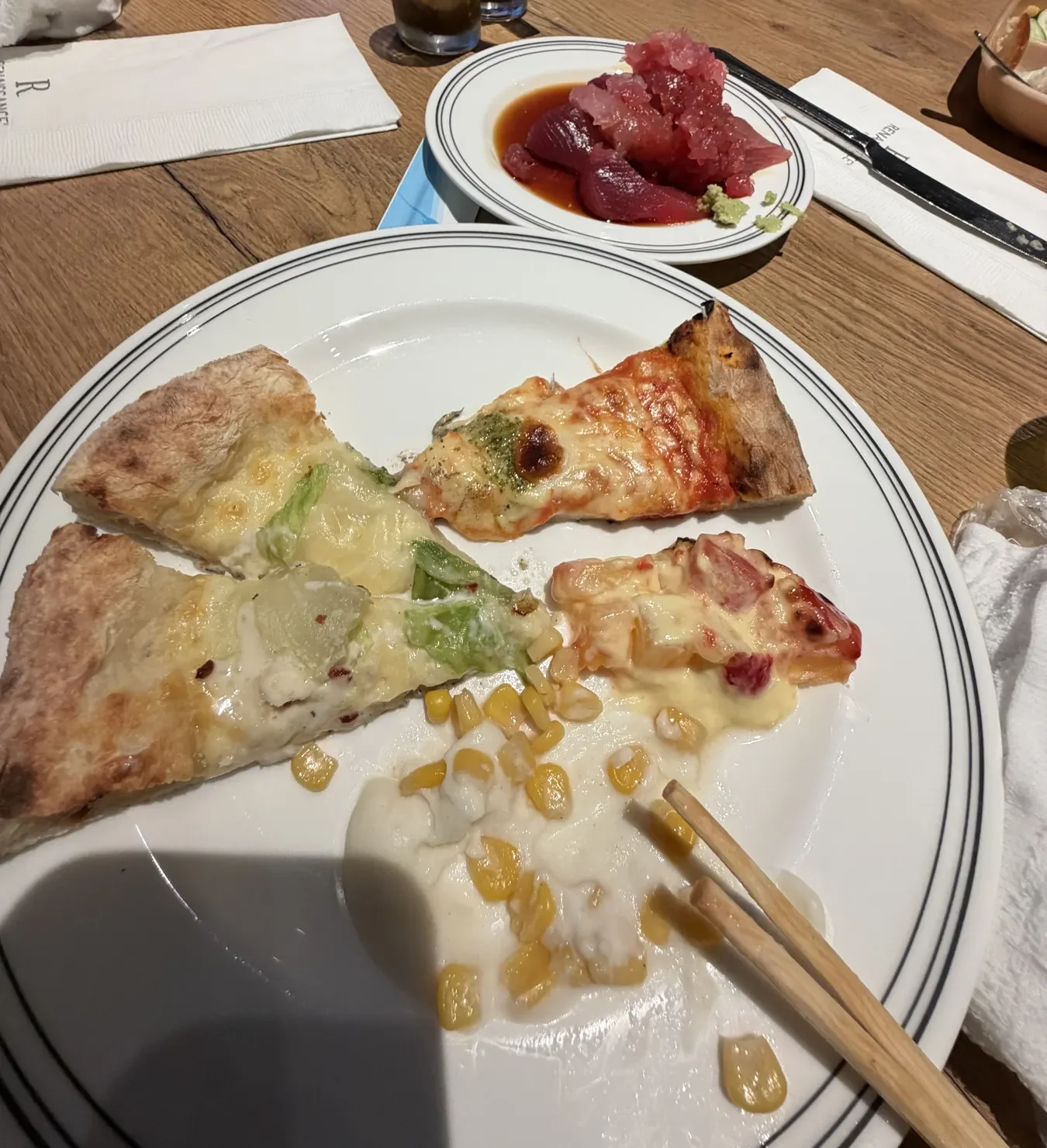 ディナーで取ってきたもの