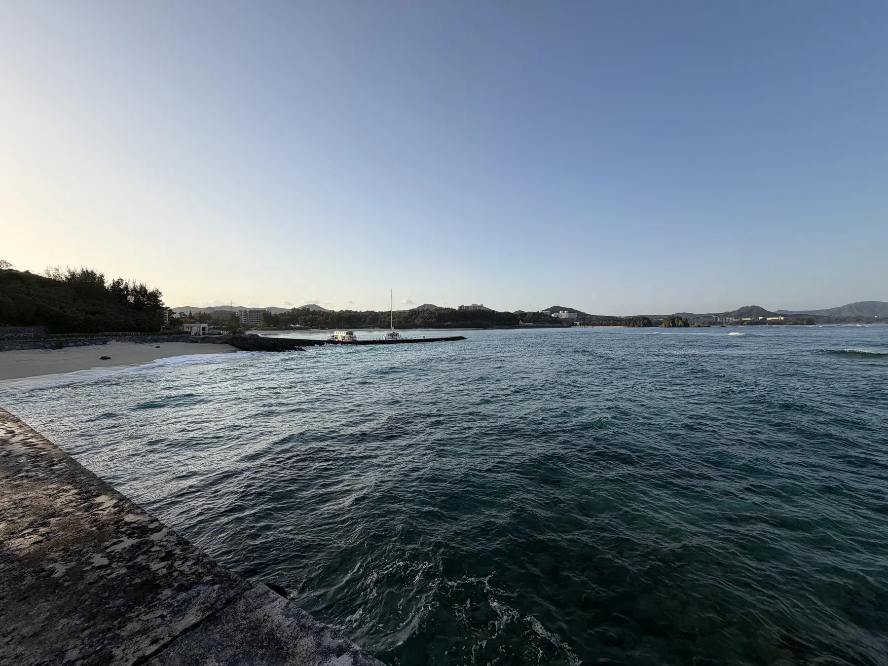 岬から見た海