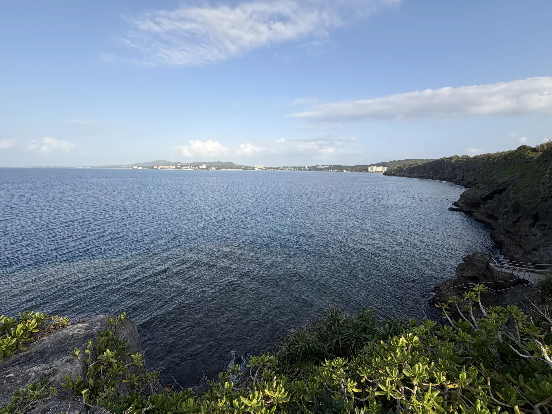 崖と海