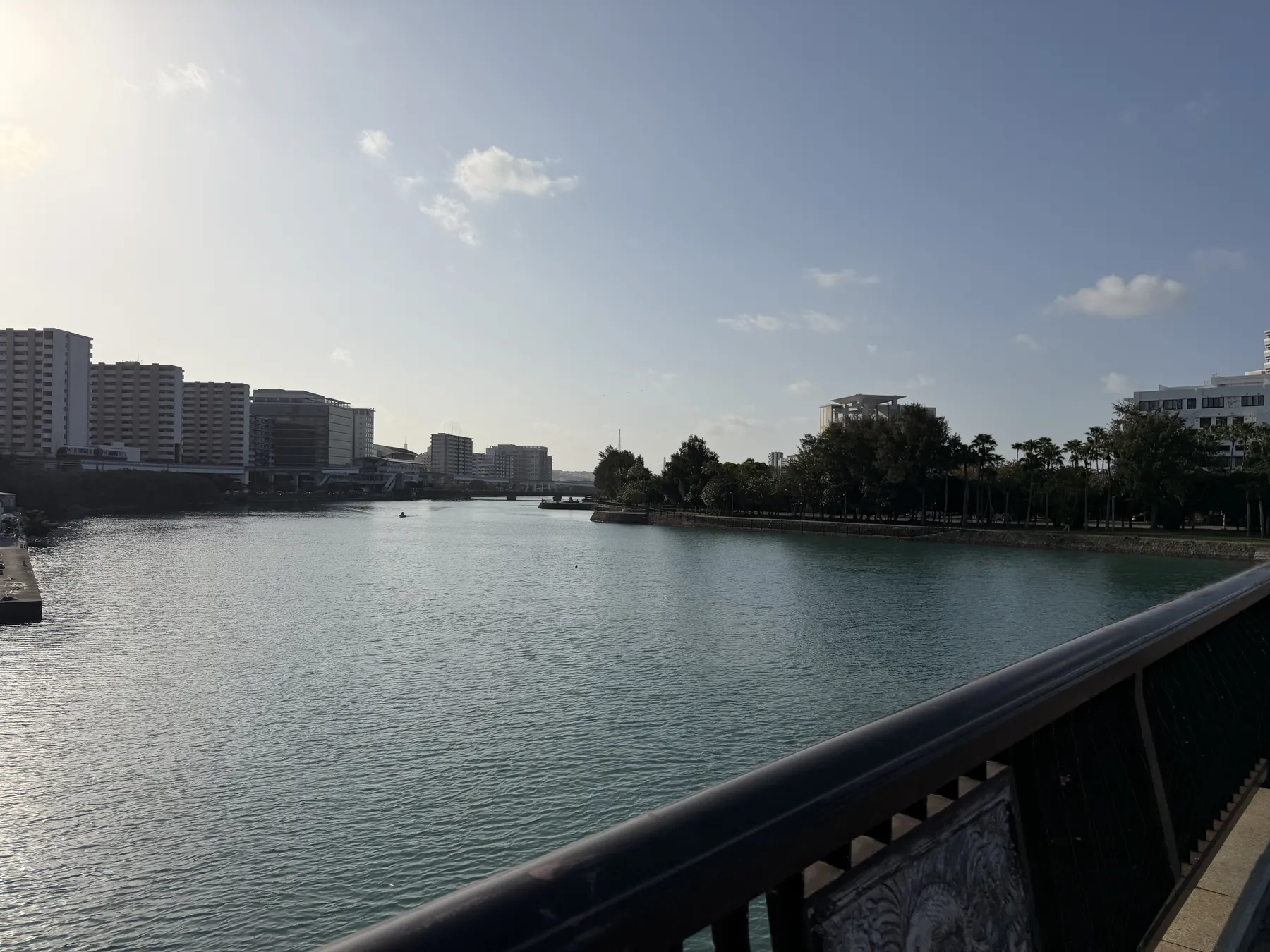 明治橋から見た国場川