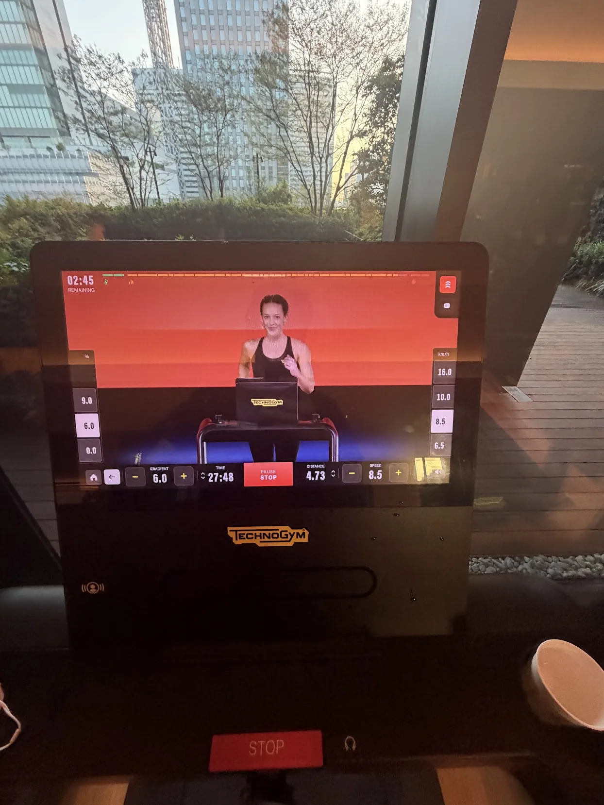 Technogymのトレッドミル