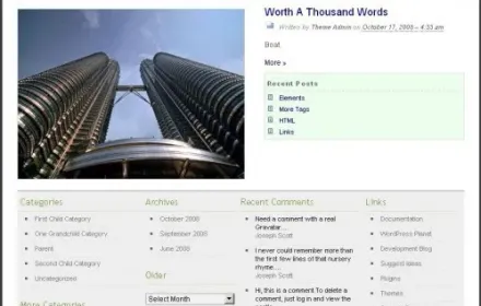Wordpressのコーポーレートサイト用テーマ